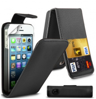 iPhone 5S læder flip case